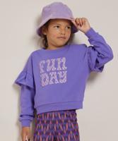 trui met print en ruches trui met print en ruches