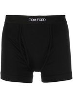 TOM FORD boxer à taille à logo - Noir - thumbnail