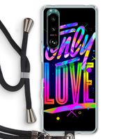 Only Love: Sony Xperia 5 III Transparant Hoesje met koord