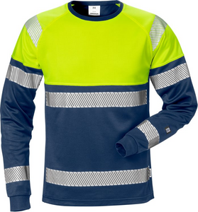 Fristads 129513 High vis T-shirt met lange mouwen klasse 1 7519 THV