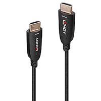 LINDY 38511 HDMI-kabel HDMI Aansluitkabel HDMI-A-stekker 15.00 m Zwart 8K UHD - thumbnail