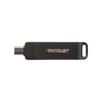Flashdrive PATRIOT Rage R550 64GB 100 MB/S USB A+C Draaibaar ontwerp (PE64GR550DSAD) Zwart