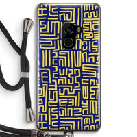 Majorelle Blue Print: Xiaomi Mi Mix 2 Transparant Hoesje met koord