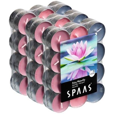 Geurtheelichtjes/waxinelichtjes - 72x - Fairy Waterlily - 4,5 branduren