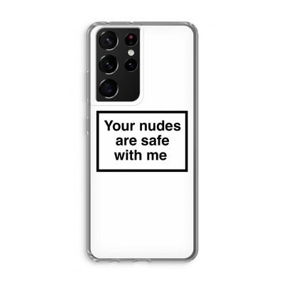 Safe with me: Samsung Galaxy S21 Ultra Transparant Hoesje