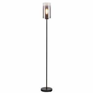 Freelight Vloerlamp Ventotto H 165 cm Ø 15 cm rook glas zwart