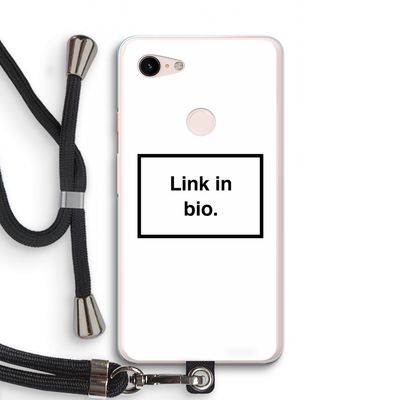 Link in bio: Pixel 3 XL Transparant Hoesje met koord