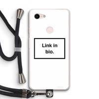 Link in bio: Pixel 3 XL Transparant Hoesje met koord