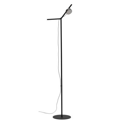 Kave Home Vloerlamp 'Orey' Met verplaatsbare spot, kleur Zwart