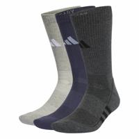 Sokken Adidas Performance Cushioned Crew Grijs 3 Stuks - Maat: 46-48