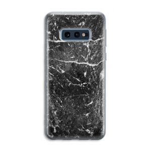Zwart marmer: Samsung Galaxy S10e Transparant Hoesje