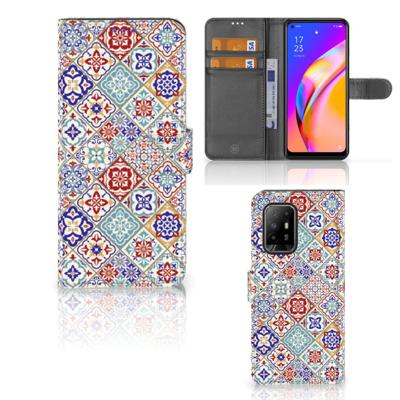 OPPO Reno5 Z | A94 5G | Bookcase | Tiles Color