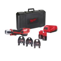 Milwaukee M12 HPT-202C M-Set Accu hydraulische perstool 12V 2.0Ah in koffer - 4933443095