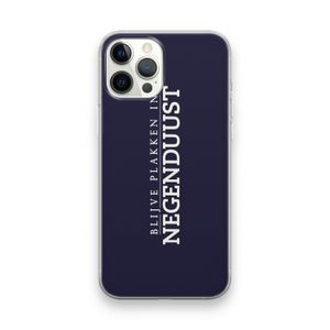Blijve plakken in Negenduust: iPhone 12 Pro Max Transparant Hoesje