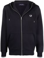 Fred Perry hoodie à logo brodé - Bleu