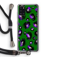 Green Cheetah: Samsung Galaxy A31 Transparant Hoesje met koord