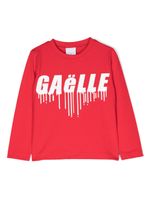 Gaelle Paris Kids t-shirt en coton à logo imprimé - Rouge - thumbnail