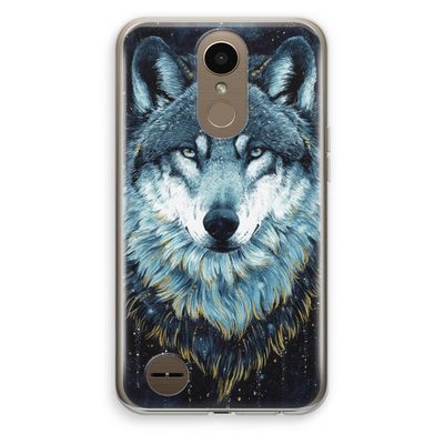 Darkness Wolf: LG K10 (2017) Transparant Hoesje