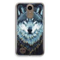 Darkness Wolf: LG K10 (2017) Transparant Hoesje