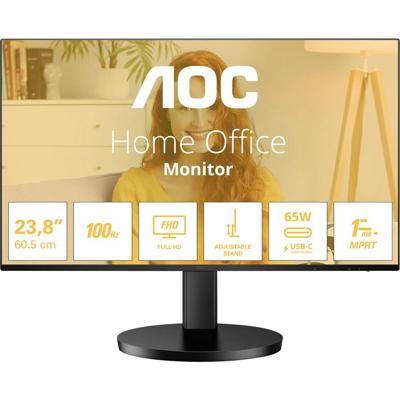 AOC 24B3CF2 LED-monitor Energielabel E (A - G) 60.5 cm (23.8 inch) 1920 x 1080 Pixel 16:9 1 ms HDMI IPS LED