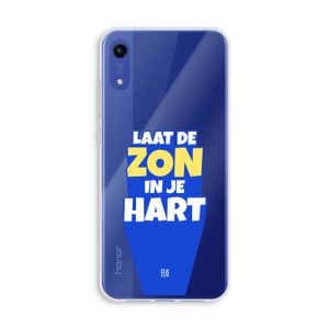 Laat de zon in je hart: Honor Play 8A Transparant Hoesje