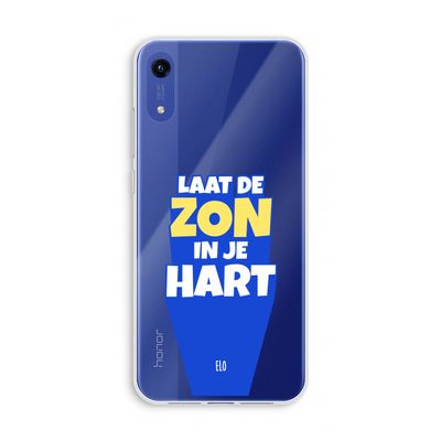 Laat de zon in je hart: Honor Play 8A Transparant Hoesje