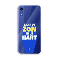 Laat de zon in je hart: Honor Play 8A Transparant Hoesje
