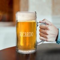 1l Bierpul met naam en/of tekst