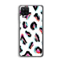 Cheetah color: Samsung Galaxy A12 Transparant Hoesje