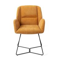 Jesper Home Myoko eetkamerstoel El Dorado beehive black