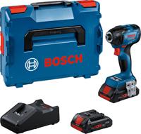 Bosch Professional GDR 18V-210 C 06019J0102 Accu-draaislagmoeraanzetter 18 V 4.0 Ah Li-ion Incl. Bluetooth-module, Incl. 2 accus, Incl. lader, Incl. koffer
