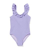 HEMA Kinder Badpak Seersucker Lila (lila)