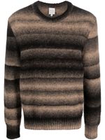 Paul Smith striped brushed-knit jumper - Tons neutres