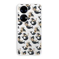 Zeemeermin: Huawei P50 Transparant Hoesje Zeemeermin: Huawei P50 Transparant Hoesje