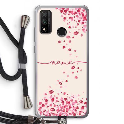 Hartjes en kusjes: Huawei P Smart (2020) Transparant Hoesje met koord