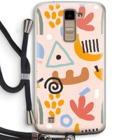 Abstract: LG K10 (2016) Transparant Hoesje met koord