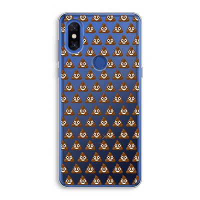 Poop emoji: Xiaomi Mi Mix 3 Transparant Hoesje