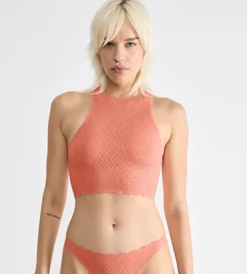 Zero Feel Kanten Crop top - Bliss - Bralette met hoge hals