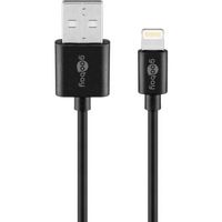 goobay Lightning USB oplaad en synchronisatiekabel kabel 50cm - thumbnail