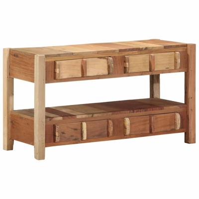 TV-kast met lade Bruin 83 x 33 x 46 cm Massief gerecycled hout