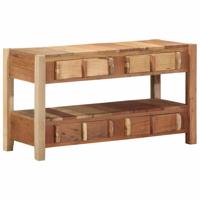 TV-kast met lade Bruin 83 x 33 x 46 cm Massief gerecycled hout