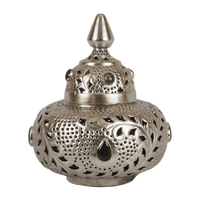 Oosterse Tafellamp Marrakech 32 cm 1 Lichts Met Grijze Stenen - thumbnail