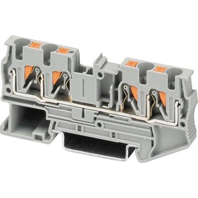 Phoenix Contact 3211797 Doorgangsklem 6.2 mm Snelaansluiting Grijs 1 stuk(s)