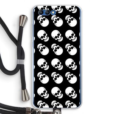 Musketon Skulls: Honor 10 Transparant Hoesje met koord
