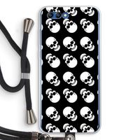 Musketon Skulls: Honor 10 Transparant Hoesje met koord