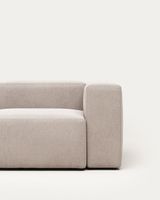 Kave Home Blok Loungesofa-stoel 2 zitplaats(en) Beige - thumbnail