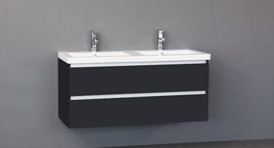 Badmeubel Trend Keramiek 120 Hoogglans Antraciet