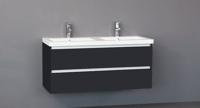 Badmeubel Trend Keramiek 120 Hoogglans Antraciet
