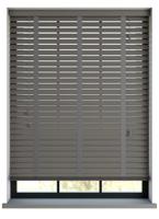 Sunwood PVC jaloezie met ladderband - donkergrijs nerf