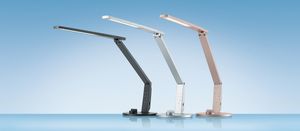 Hansa bureaulamp Vario Plus, LED-lamp, antraciet